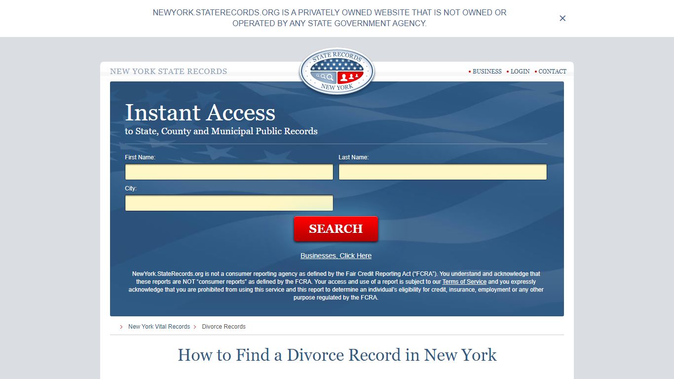 How to Find a Divorce Record in New York - New York State Records